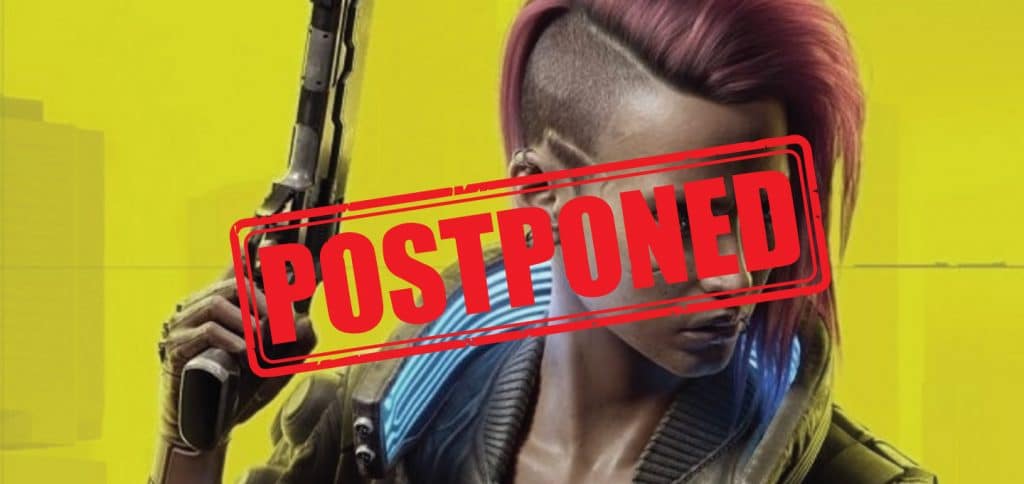 Cyberpunk 2077 release date postponed to december.