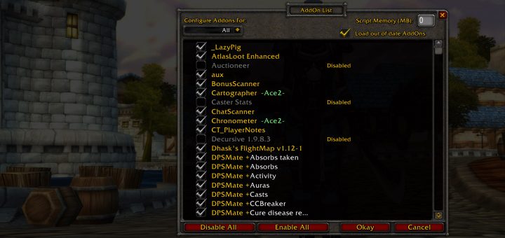 wow addon