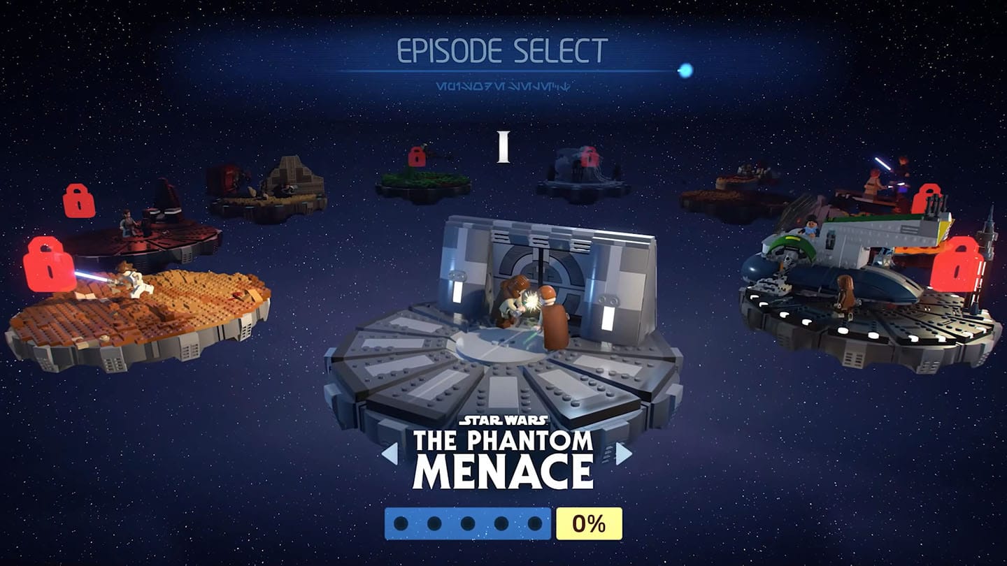 LEGO® Star Wars™: The Skywalker Saga - Episode selection