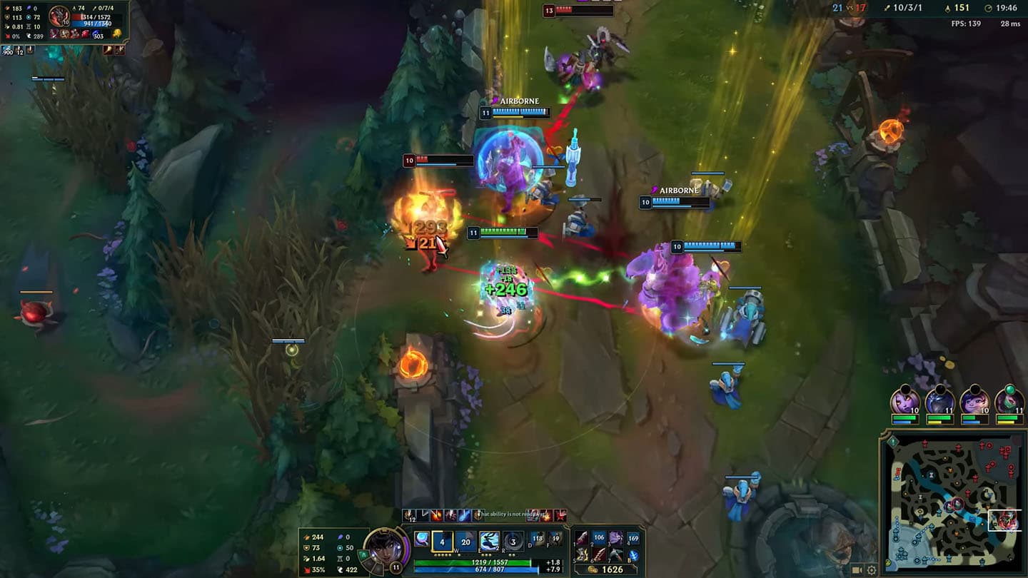 League of Legends Summoner's Rift Gameplay Screenshot