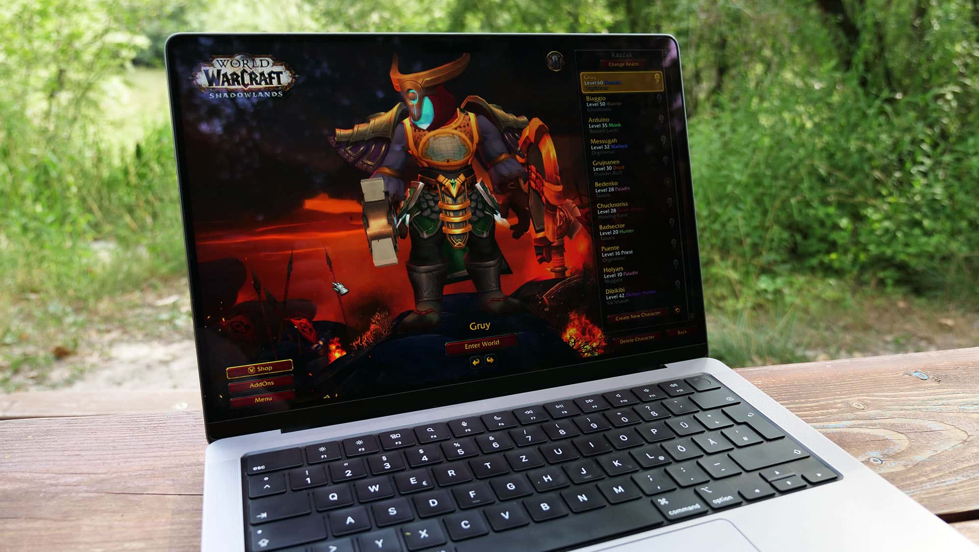 World of Warcraft on Apple MacBook Pro M1 2021 14" Performance Analysis on M1 Pro (10/16 Cores